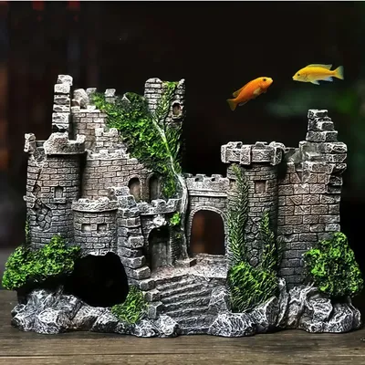 Zoomtopia Décorations de châteaux pour aquarium