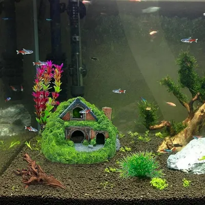 Zoomtopia Décoration de château pour aquarium
