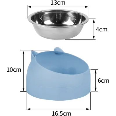 Zoomtopia Gamelle inclinable pour chat et chien