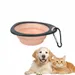 Pawzy Bol pliable pour animaux rose