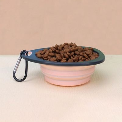 Pawzy Bol pliable pour animaux rose