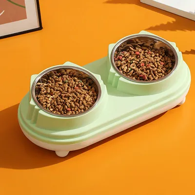 Gamelle double en acier inoxydable