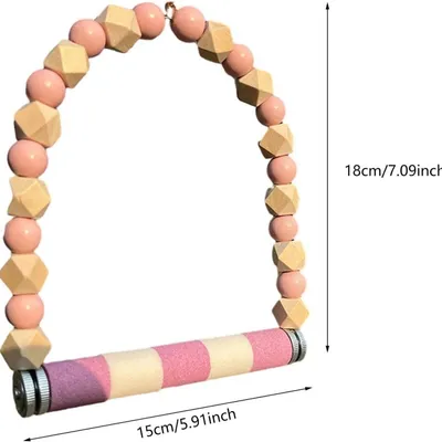 Pawzy  Balançoire à oiseaux en bois