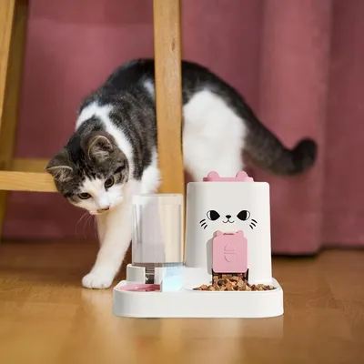 Zoomtopia Combo distributeur d'eau et nourriture pour chats