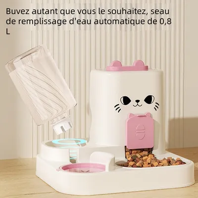 Zoomtopia Combo distributeur d'eau et nourriture pour chats