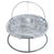 Hamac en peluche pour chat avec balle suspendue