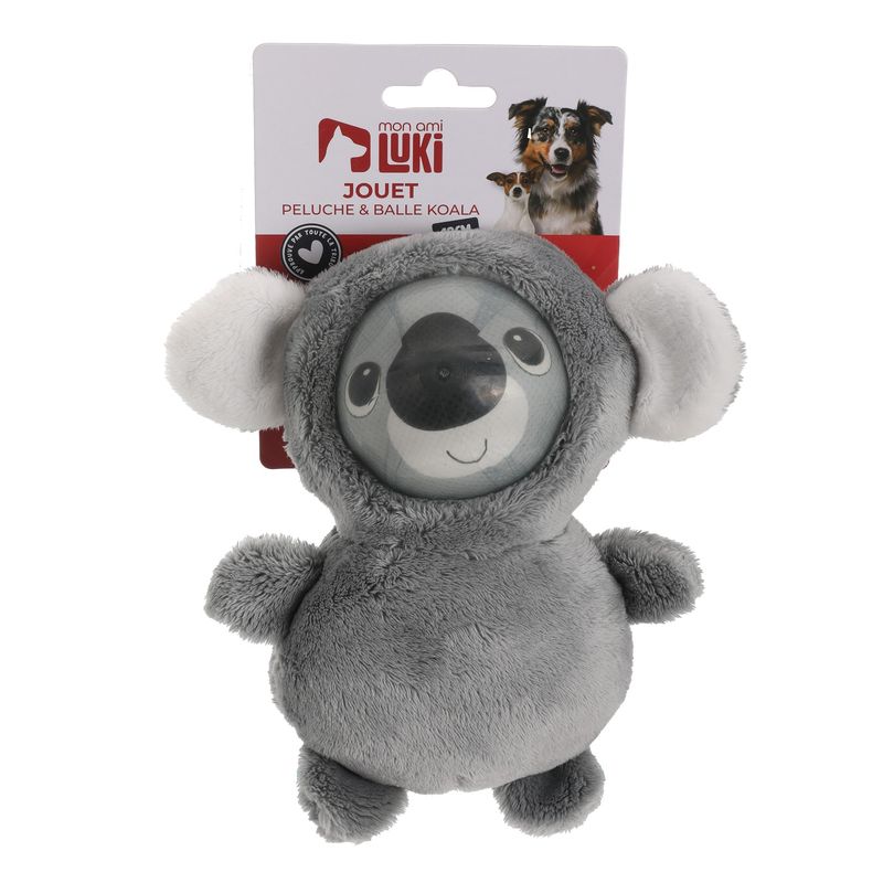 Mon Ami Luki - JOUET PELUCHE  BALLE    KOALA ET OURS 19CM MUTICOLORE