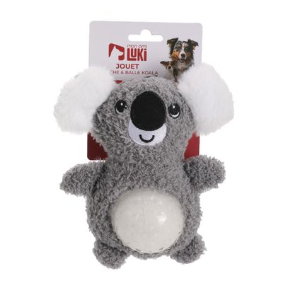 Mon Ami Luki - JOUET PELUCHE  BALLE    KOALA ET OURS 19CM MUTICOLORE
