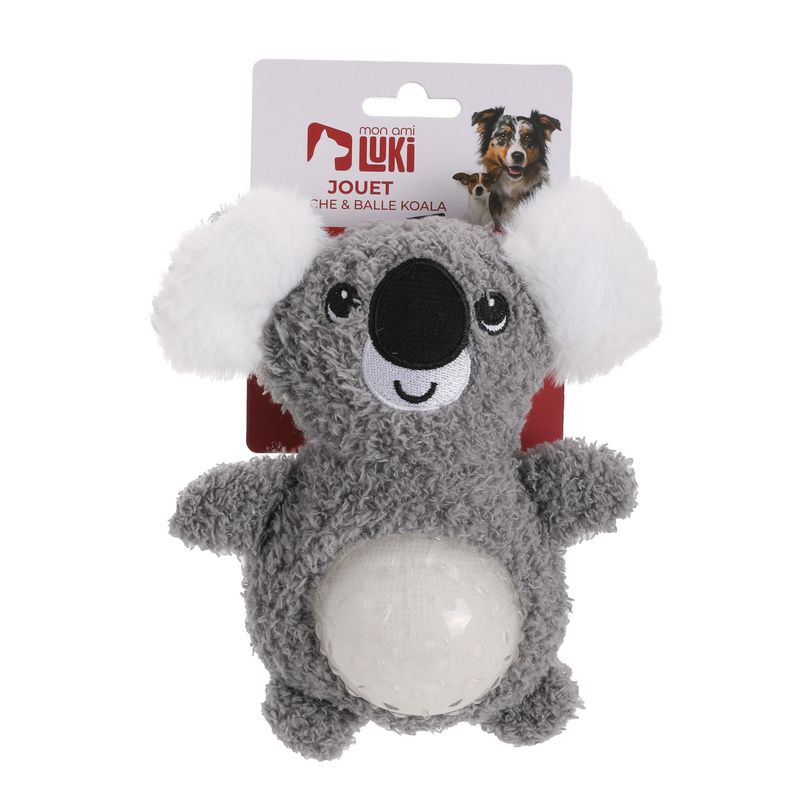 Mon Ami Luki - JOUET PELUCHE  BALLE    KOALA ET OURS 19CM MUTICOLORE