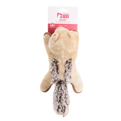 Mon Ami Luki - Jouet peluche forme renard ecureuil raton laveur