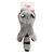 Mon Ami Luki - JOUET PELUCHE  FORME RENARD ECUREUIL  RATON LAVEUR 26CM GRIS