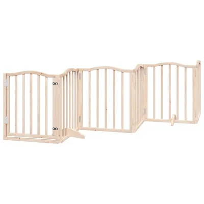 vidaXL Barrière en bois pour chien vidaXL Barrière en bois pour chien