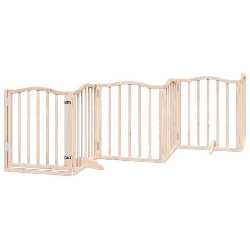 vidaXL Barrière en bois pour chien