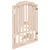 vidaXL Barrière en bois pour chien