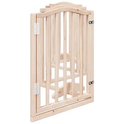 vidaXL Barrière en bois pour chien