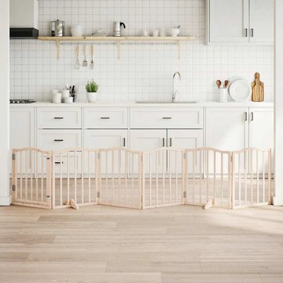 vidaXL Barrière en bois pour chien