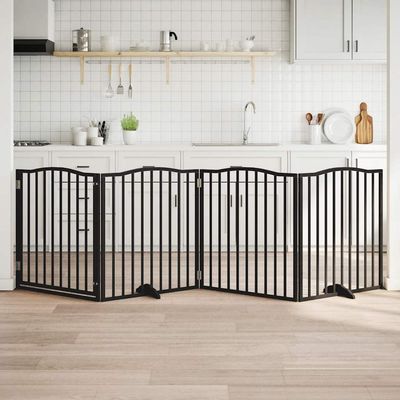 vidaXL Barrière en bois pour chien