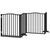 vidaXL Barrière en bois pour chien
