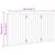 vidaXL Barrière en bois pour chien