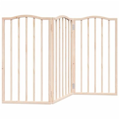 vidaXL Barrière en bois pour chien