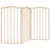 vidaXL Barrière en bois pour chien vidaXL Barrière en bois pour chien