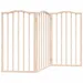 vidaXL Barrière en bois pour chien