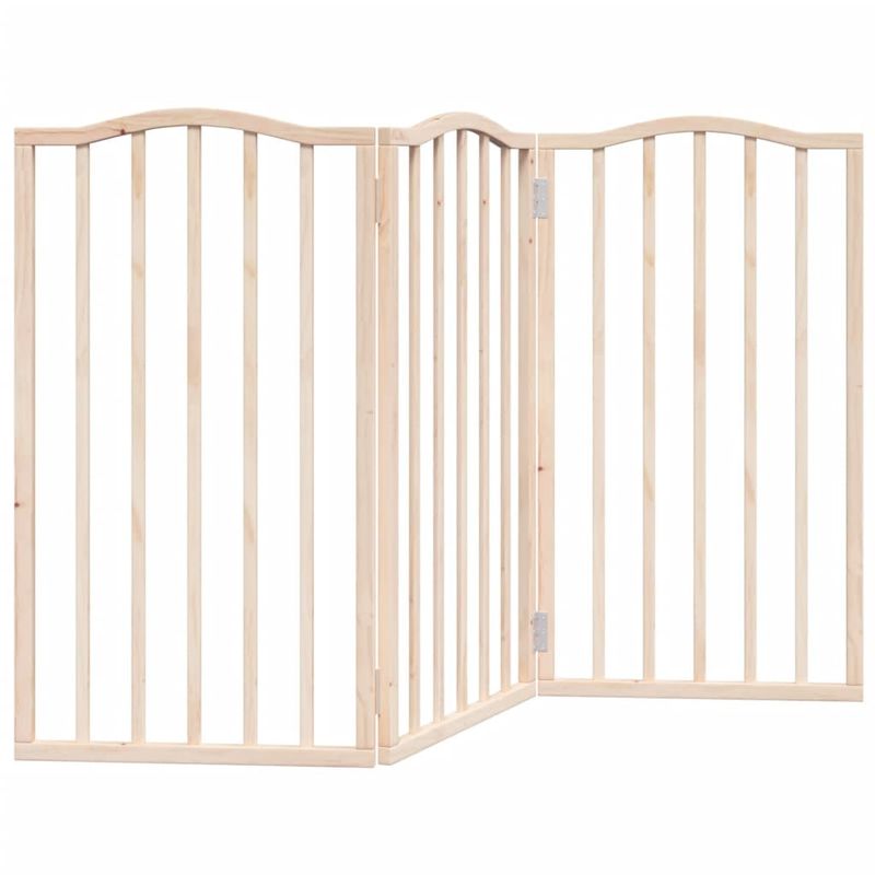 vidaXL Barrière en bois pour chien