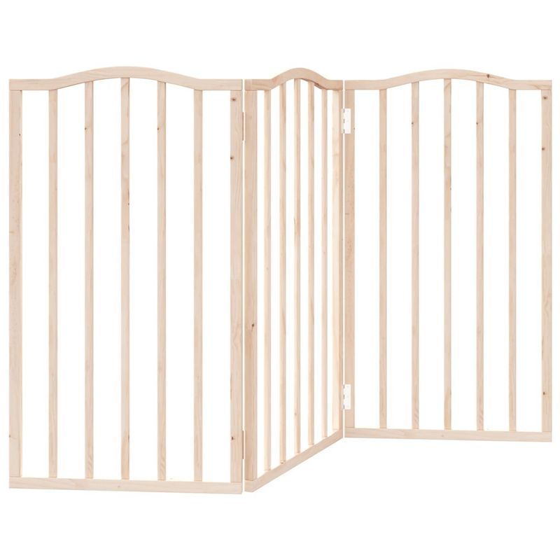 vidaXL Barrière en bois pour chien