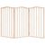 vidaXL Barrière en bois pour chien