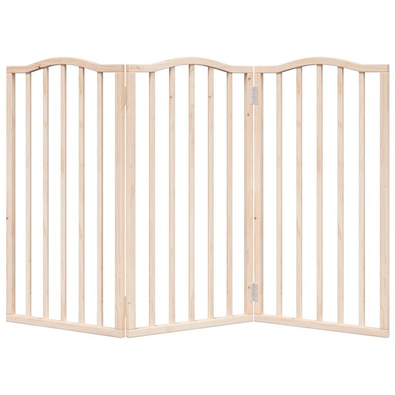 vidaXL Barrière en bois pour chien