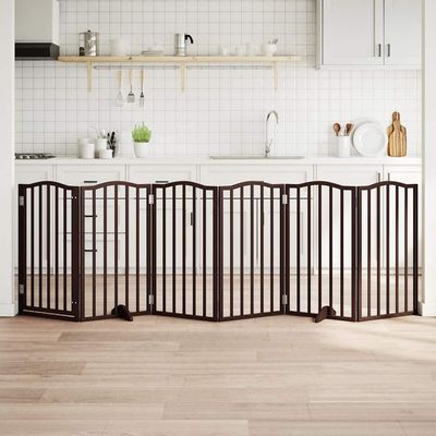 vidaXL Barrière en bois pour chien