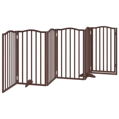 vidaXL Barrière en bois pour chien