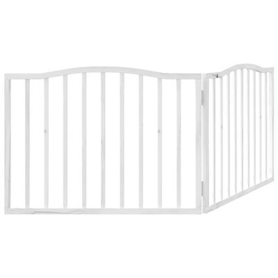 vidaXL Barrière en bois pour chien