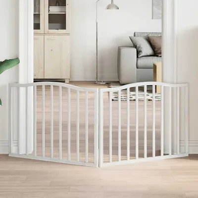 vidaXL Barrière en bois pour chien