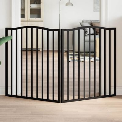 vidaXL Barrière en bois pour chien