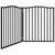 vidaXL Barrière en bois pour chien vidaXL Barrière en bois pour chien