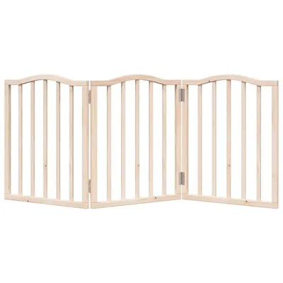 vidaXL Barrière en bois pour chien