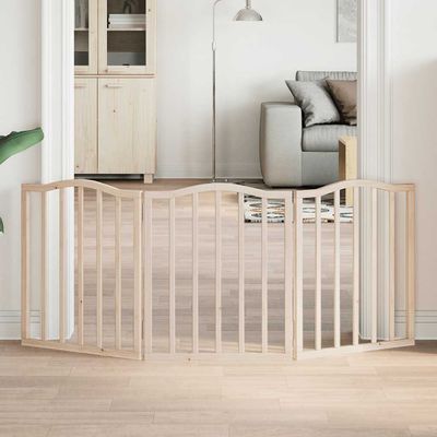 vidaXL Barrière en bois pour chien