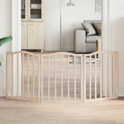 vidaXL Barrière en bois pour chien