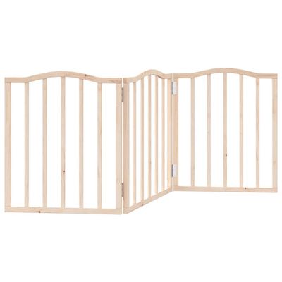 vidaXL Barrière en bois pour chien