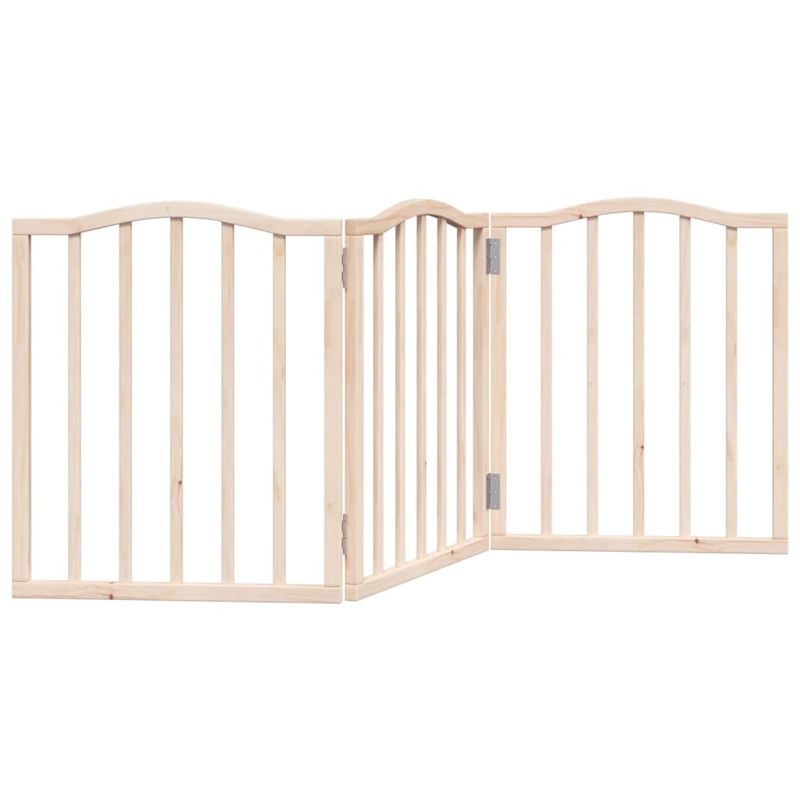 vidaXL Barrière en bois pour chien