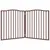 vidaXL Barrière en bois pour chien