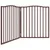 vidaXL Barrière en bois pour chien vidaXL Barrière en bois pour chien