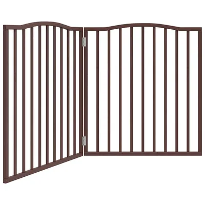 vidaXL Barrière en bois pour chien vidaXL Barrière en bois pour chien