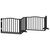 vidaXL Barrière en bois pour chien