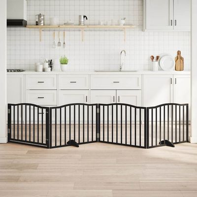 vidaXL Barrière en bois pour chien