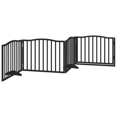 vidaXL Barrière en bois pour chien
