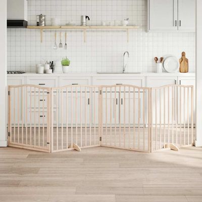 vidaXL Barrière en bois pour chien