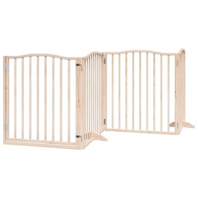 vidaXL Barrière en bois pour chien
