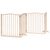 vidaXL Barrière en bois pour chien